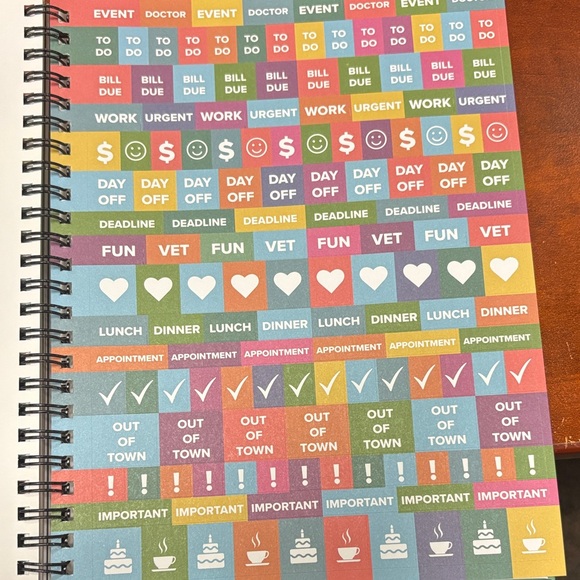 NWT 2026 Weekly Planner “You Did Not Wake Up Today To Be Mediocre” W/ Stickers - Picture 6 of 7